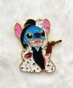 Lilo and Stitch 'Stitch x Cruella de Vil' Enamel Pin