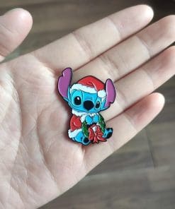 Alternative view of Lilo and Stitch 'Stitch | Santa Costume' Enamel Pin