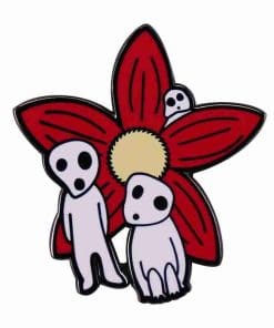 Princess Mononoke 'Kodamas and Flower' Enamel Pin