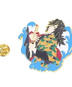 Alternative view of Demon Slayer 'Giyu Tomioka | Water' Enamel Pin