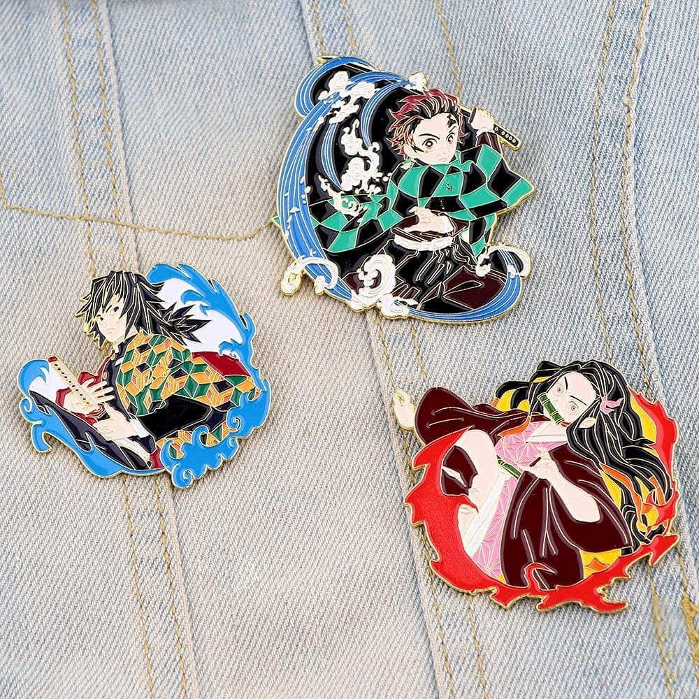 Demon Slayer 'Giyu Tomioka | Water' Enamel Pin - Image 7