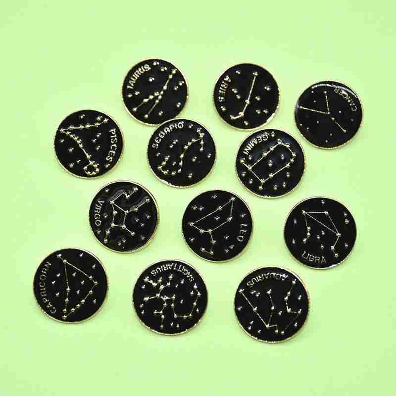 Zodiac Sign Horoscope 'Capricorn Constellation' Enamel Pin - Image 8