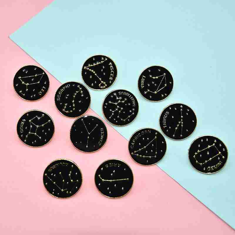 Zodiac Sign Horoscope 'Capricorn Constellation' Enamel Pin - Image 10