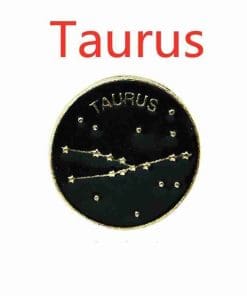 Zodiac Sign Horoscope 'Taurus Constellation' Enamel Pin