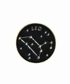 Zodiac Sign Horoscope 'Leo Constellation' Enamel Pin