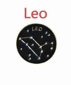 Alternative view of Zodiac Sign Horoscope 'Leo Constellation' Enamel Pin
