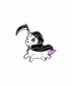 Scary Unicorn 'Grim Reaper' Enamel Pin