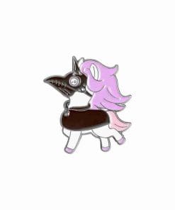 Scary Unicorn 'Plague Doctor' Enamel Pin