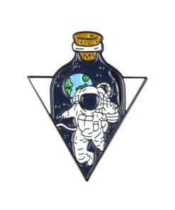 Astronaut 'Galaxy in A Bottle' Enamel Pin