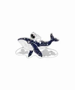 Sea Of Clouds 'Astronaut Ride Humpback Whale ' Enamel Pin