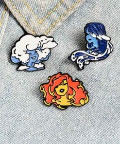 Natural Element Creature 'Cloud' Enamel Pin - Image 5