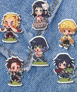Alternative view of Demon Slayer: Kimetsu No Yaiba 'Zenitsu Agatsuma | Chibi' Enamel Pin
