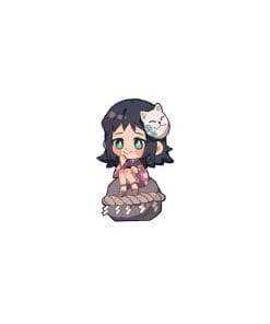 Demon Slayer: Kimetsu no Yaiba 'Sitting Makomo Chibi' Enamel Pin