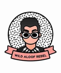 Schitt's Creek 'David Rose | Wild Aloof Rebel' Enamel Pin - Image 3