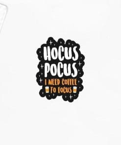 Hocus Pocus 'I Need Coffee To Focus' Enamel Pin - Image 3