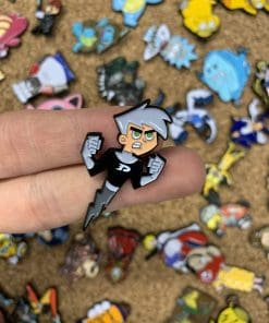 Alternative view of Danny Phantom 'Flying Danny' Enamel Pin