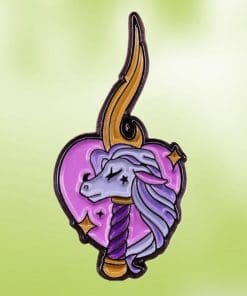 Cute Magical Unicorn Fairy Wand Enamel Pin