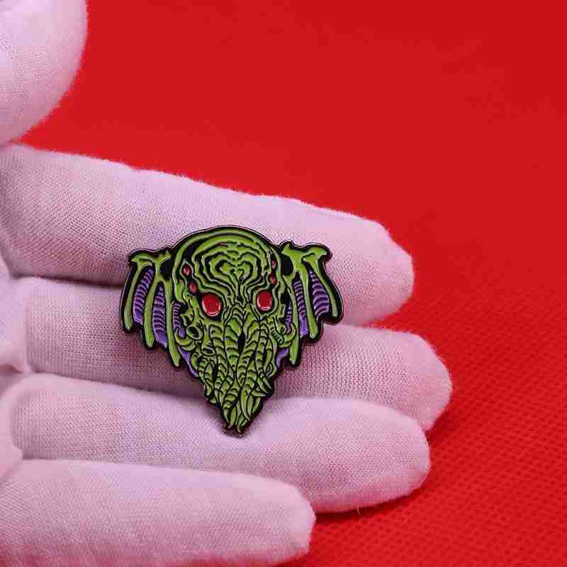 The Call of Cthulhu Book 'The Great Dreamer' Enamel Pin - Image 3