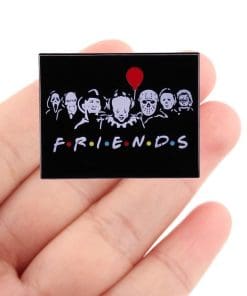 Alternative view of Halloween Friends 'Horror Killers' Enamel Pin