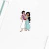 Acrylic Pin Aladdin 'Jasmine and Aladdin'
