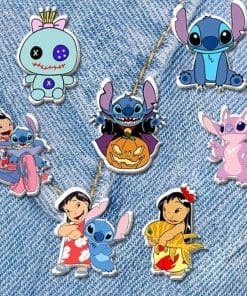 Alternative view of Lilo and Stitch 'Witchy Stitch | Pumpkin' Enamel Pin
