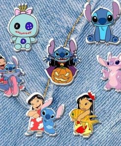 Alternative view of Lilo and Stitch 'Happy Tandem' Enamel Pin