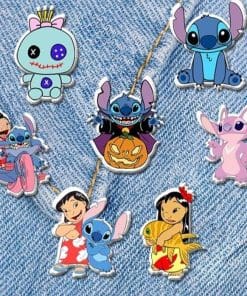 Alternative view of Lilo and Stitch 'Stitch Reading' Enamel Pin