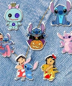 Alternative view of Lilo and Stitch 'Stitch Drinking Milk' Enamel Pin