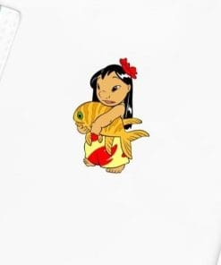 Lilo and Stitch 'Lilo Hugging Fish' Enamel Pin