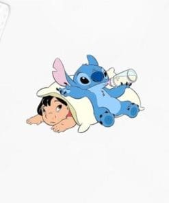 Lilo and Stitch 'Stitch Drinking Milk' Enamel Pin
