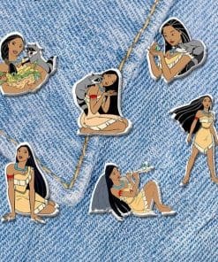 Alternative view of Acrylic Pin Pocahontas 'Meeko | Corn Harvest'