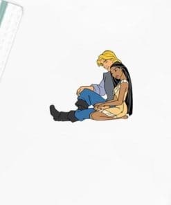 Acrylic Pin Pocahontas 'Captain John Smith & Pocahontas'