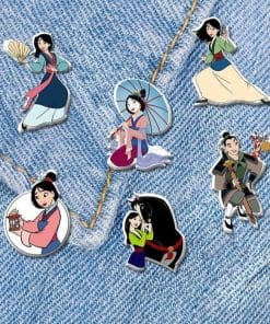 Alternative view of Acrylic Pin Mulan 'Clumsy Princess'