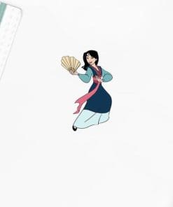 Acrylic Pin Mulan 'Fan Dance'