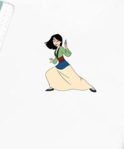 Acrylic Pin Mulan 'Wushu'