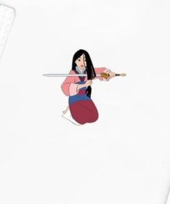 Acrylic Pin Mulan 'Slashing Hair'
