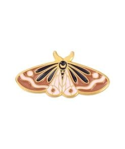 Moth 'Brown Tiger Moth' Enamel Pin