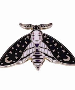 Spirited Away 'No Face | Spooky Moth' Enamel Pin