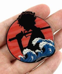 Alternative view of Samurai Champloo 'Mugen' Enamel Pin