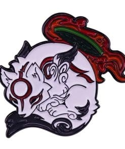 Okami 'Amaterasu | Sun Goddess' Enamel Pin
