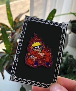 Alternative view of Naruto 'Kurama | Nine-Tailed Demon Fox' Enamel Pin
