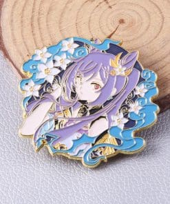 Alternative view of Genshin Impact 'Keqing Sunny Moment' Enamel Pin