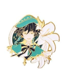 Genshin Impact 'Venti White Orchid' Enamel Pin