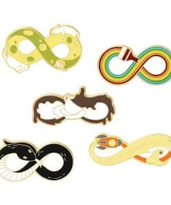 Infinity 'Spilled Coffee' Enamel Pin - Image 6