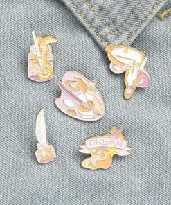 Alternative view of Magical Paint Jar Enamel Pin