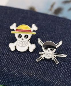 Alternative view of One Piece 'Luffy Skull' Enamel Pin