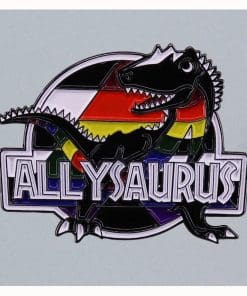 Alternative view of Ferocious Dinosaur 'Allosaurus | Allysaurus' Enamel Pin