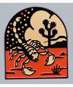 Hot Desert Scorpio Enamel Pin
