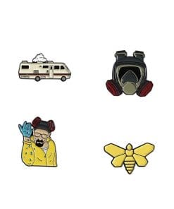 Alternative view of Breaking Bad 'Golden Moth Logo' Enamel Pin