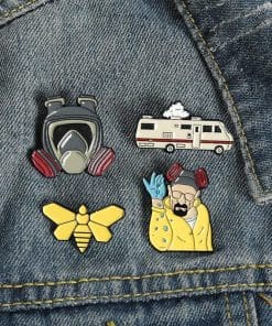Alternative view of Breaking Bad 'Gille Full face Helmet' Enamel Pin